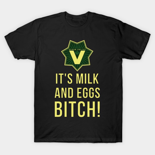 Milk and eggs T-Shirt by karlangas